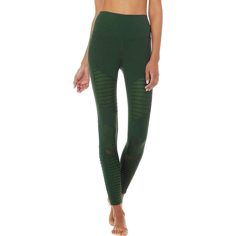 Alo Moto Leggings Sz XS $128 MSRP